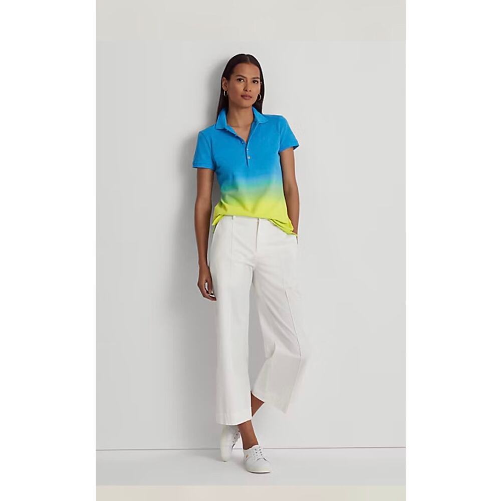New Ralph Lauren Dip-Dyed Piqué Polo Shirt